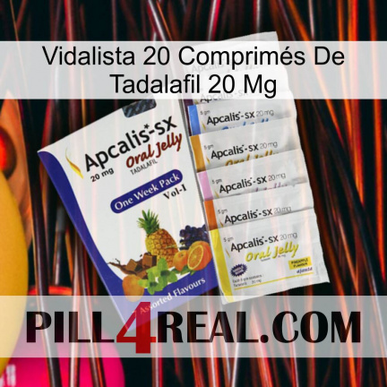 Vidalista 20 Comprimés De Tadalafil 20 Mg 11